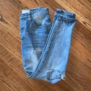 distressed Angel Kiss jeans